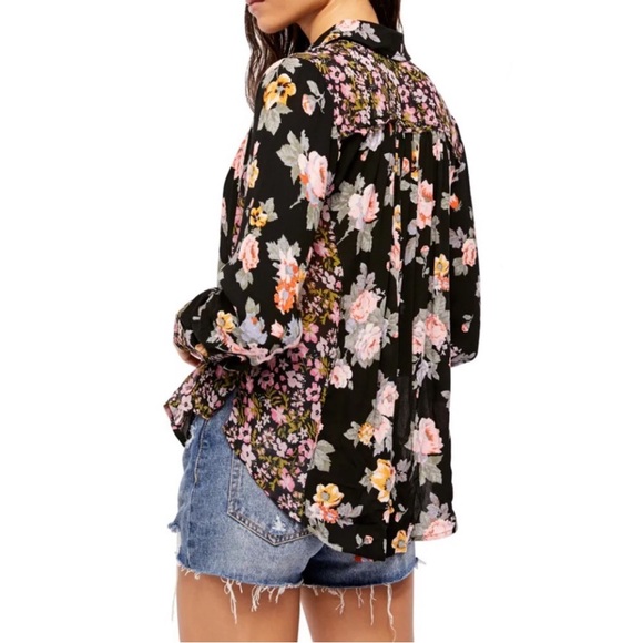 Free People Hold On To Me Printed Top Size XL - Picture 6 of 10